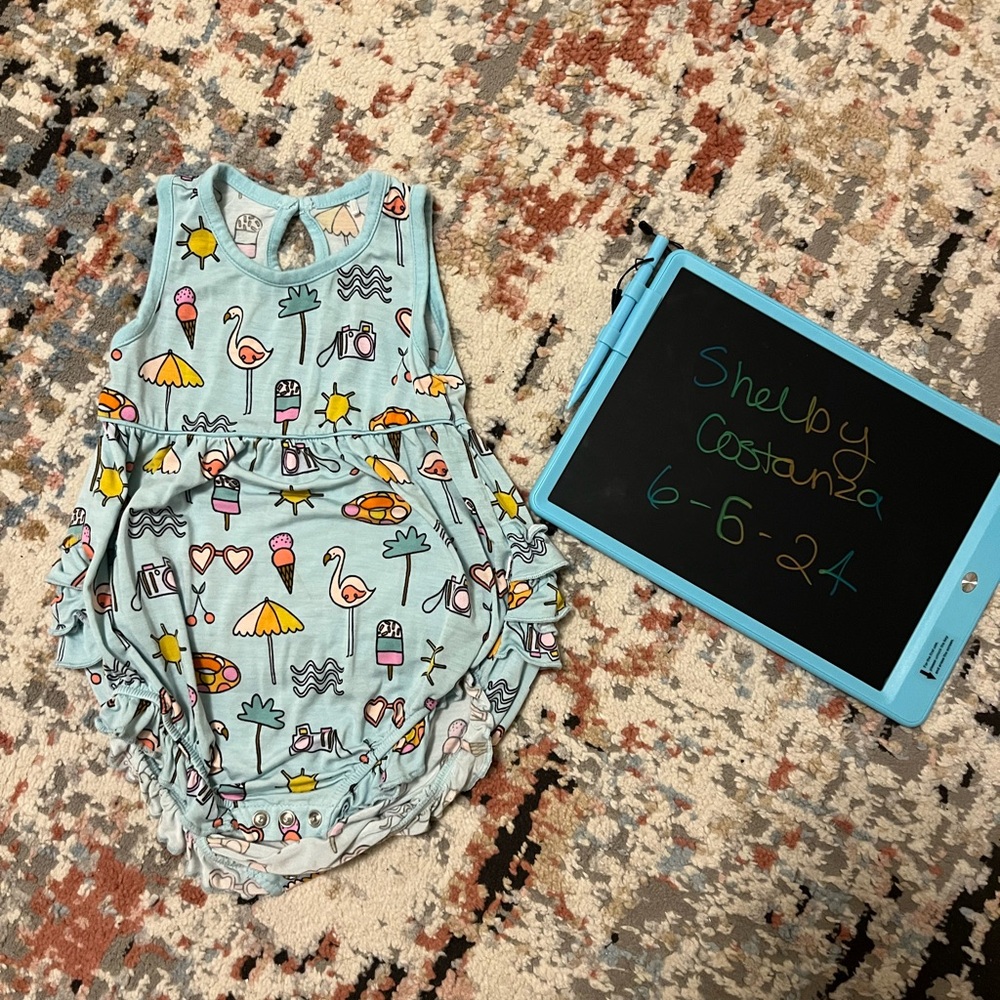 Little sleepies bubble romper